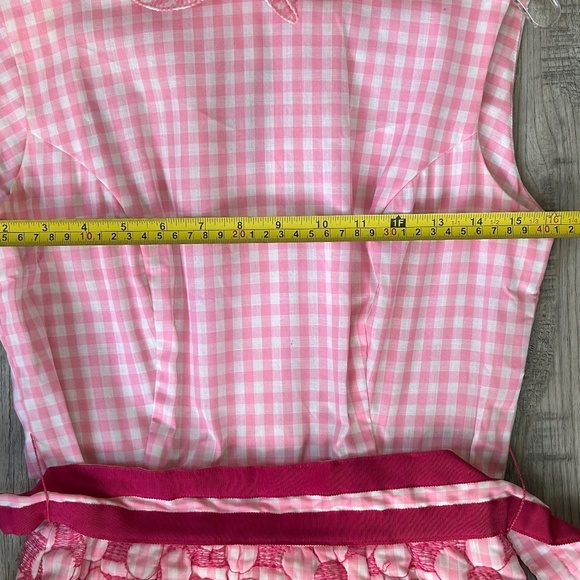 The Whitney Shop Hand Made Dress Pink Embroidered Maxi Dress Sz See Measurements - Picture 7 of 12